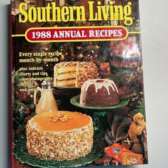 SOUTHERN LIVING Vintage Cookbook 1988 Recipes - Picture 1 of 8